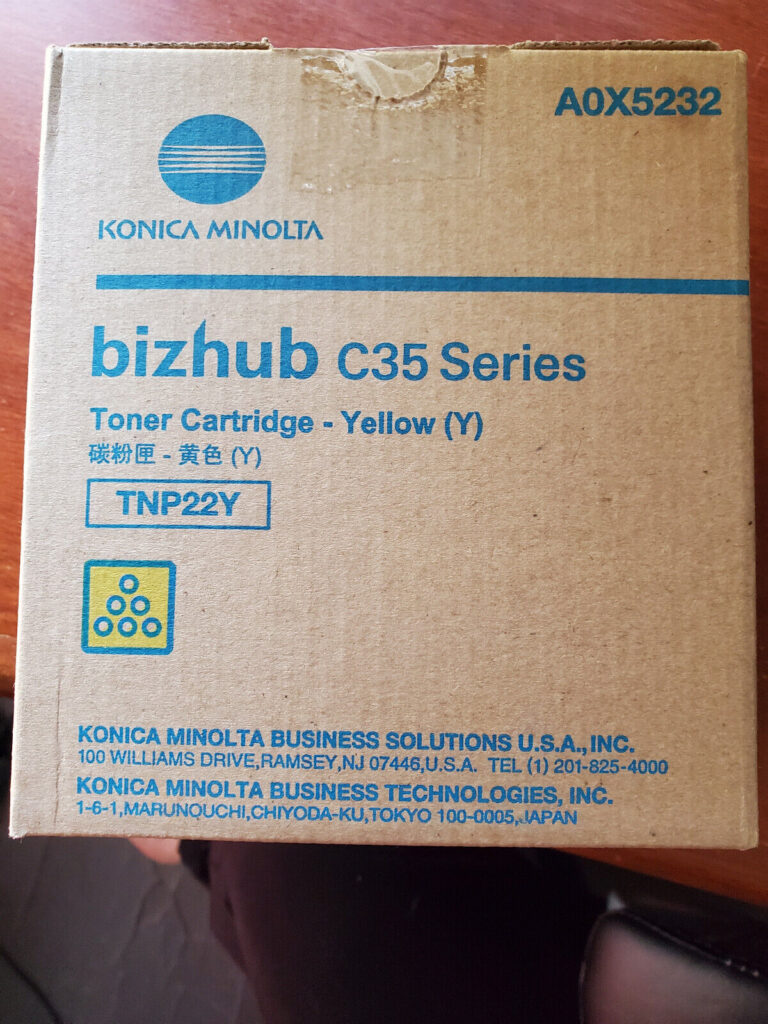 TNP22Y (A0X5232) Yellow Toner Cartridge