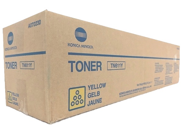TN611Y (A070230) Yellow Toner Cartridge