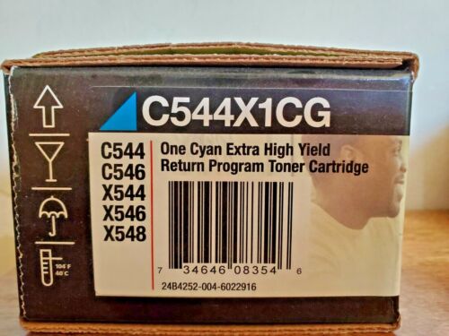 C544X1CG Cyan Extra High-Yield Toner