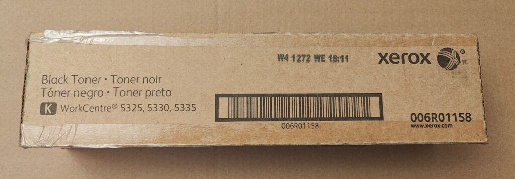 *006R01158 (6R1158) Metered Black Toner