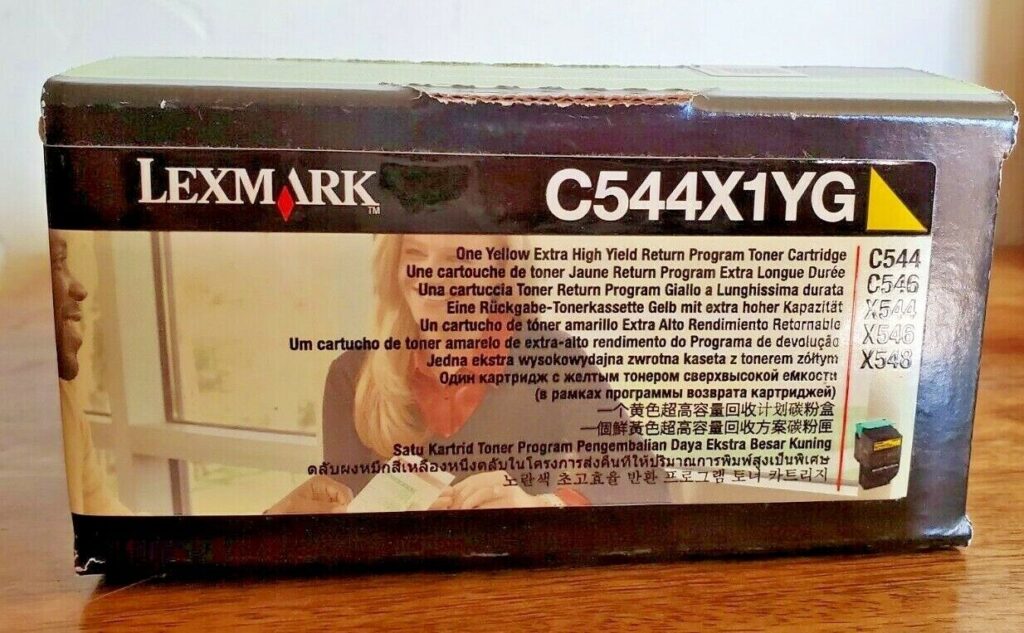 C544X1YG Yellow Extra High-Yield Toner