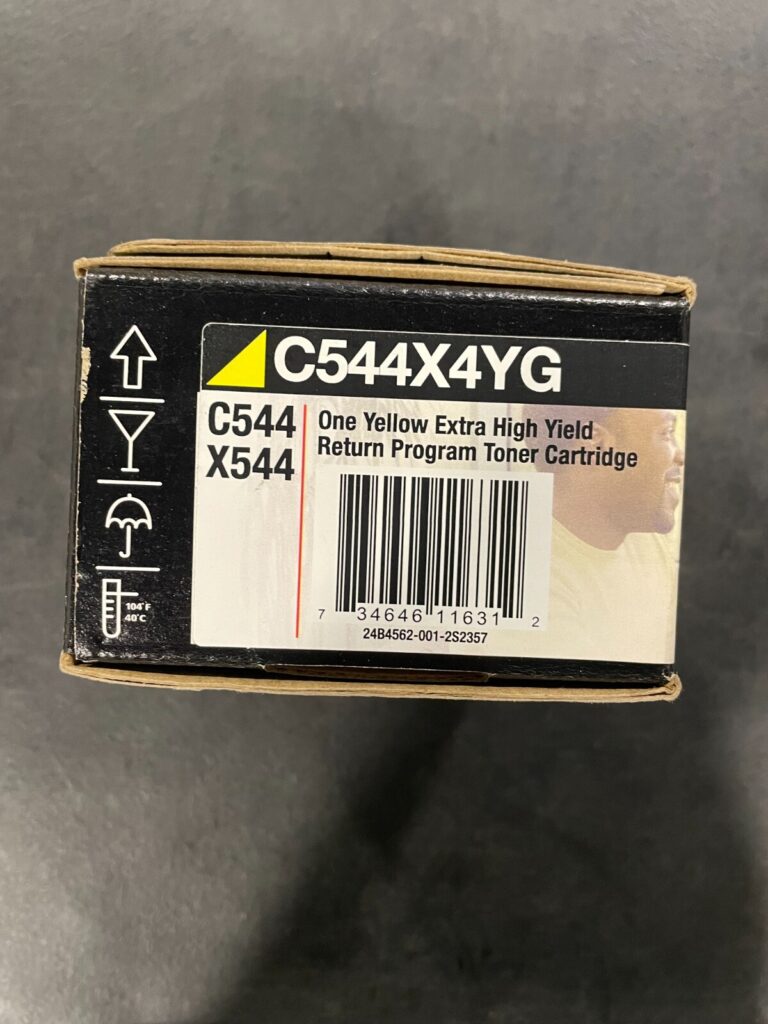 C544X4YG Yellow Extra High-Yield Toner