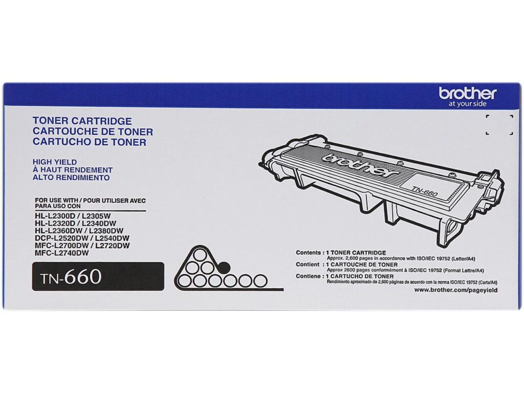 TN660 Black High-Yield Toner Cartridge