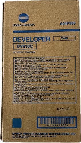 DV610C (A04P900) Cyan Developer