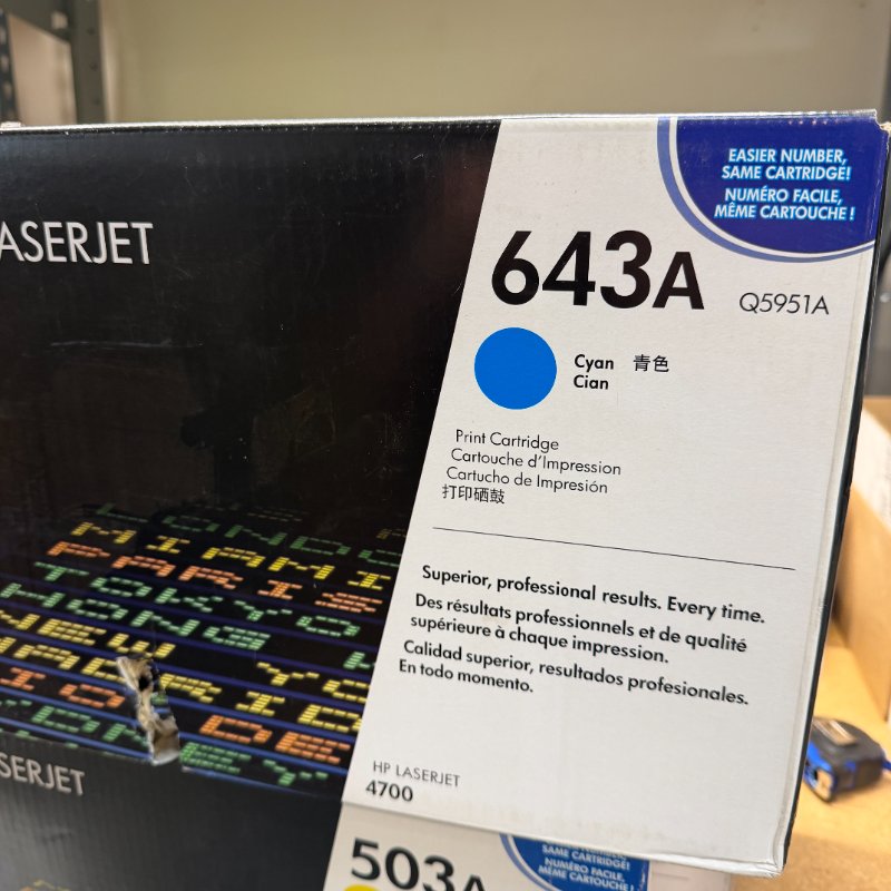 Q5951A (643A) Cyan Toner Cartridge