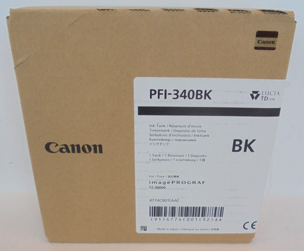 PFI340BK (4774C001) Black Ink