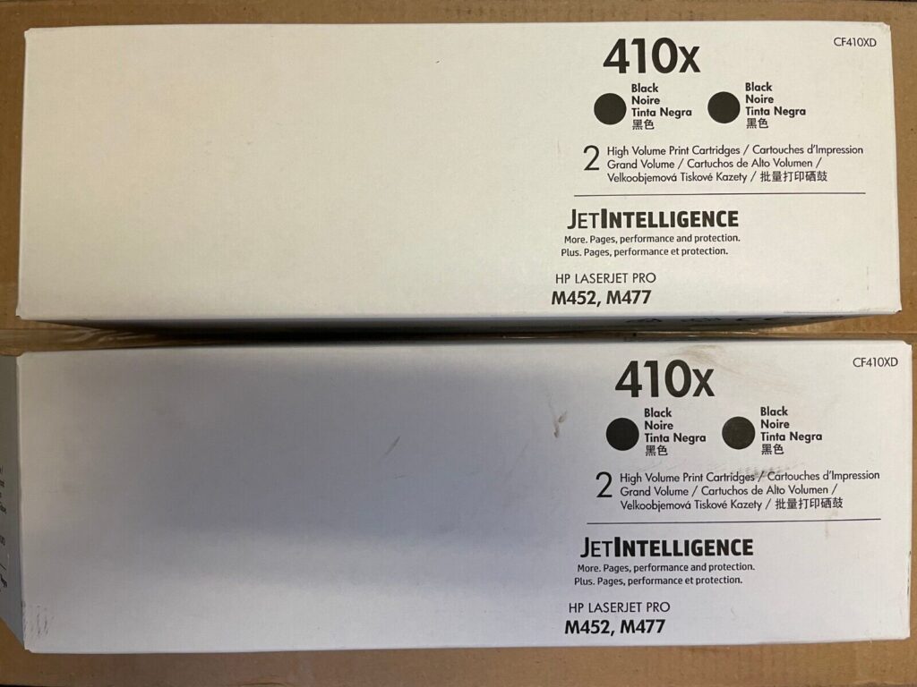 CF410XD (410X) 2-Pack Black HY Toner
