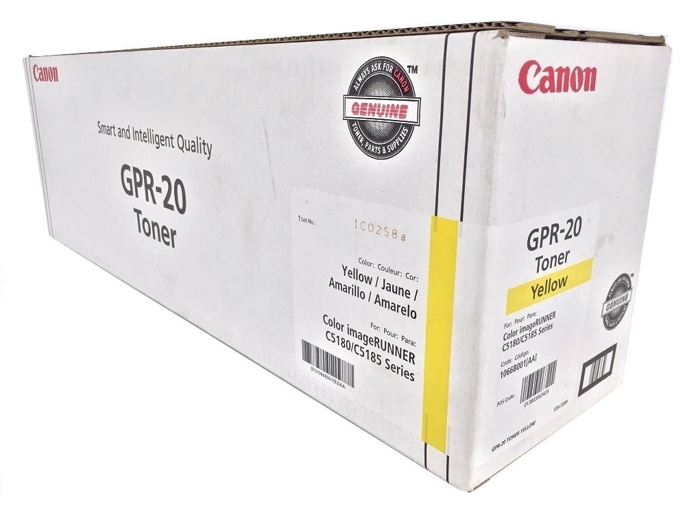 GPR20 (1066B001) Yellow Toner Cartridge