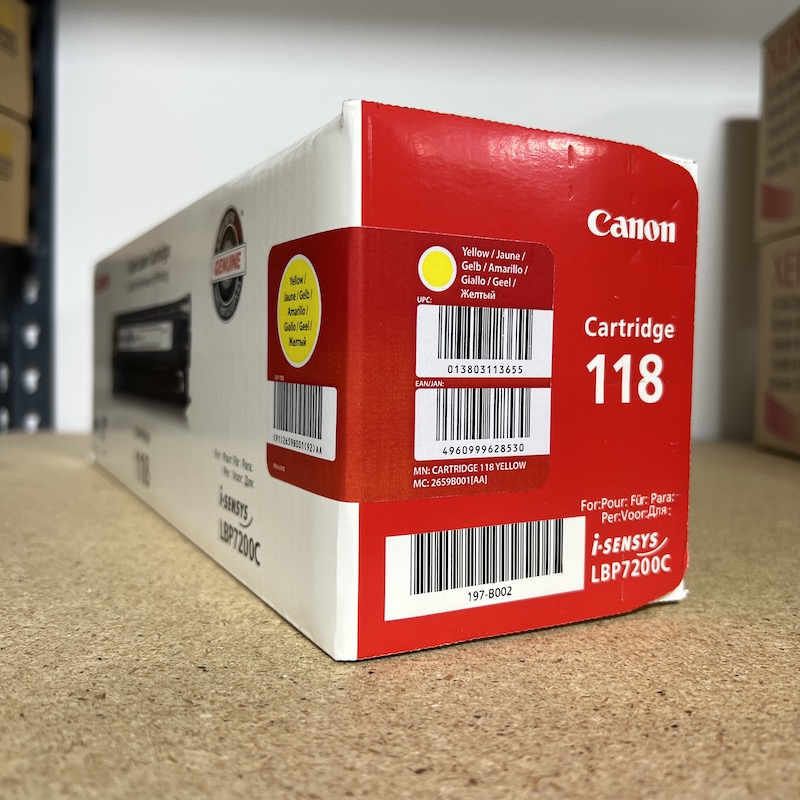 118 (2659B001) Yellow Toner Cartridge