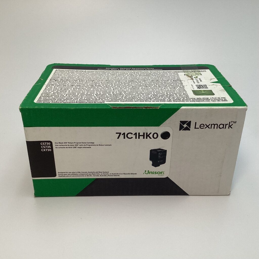 71C1HK0 Black High Yield Toner Cartridge