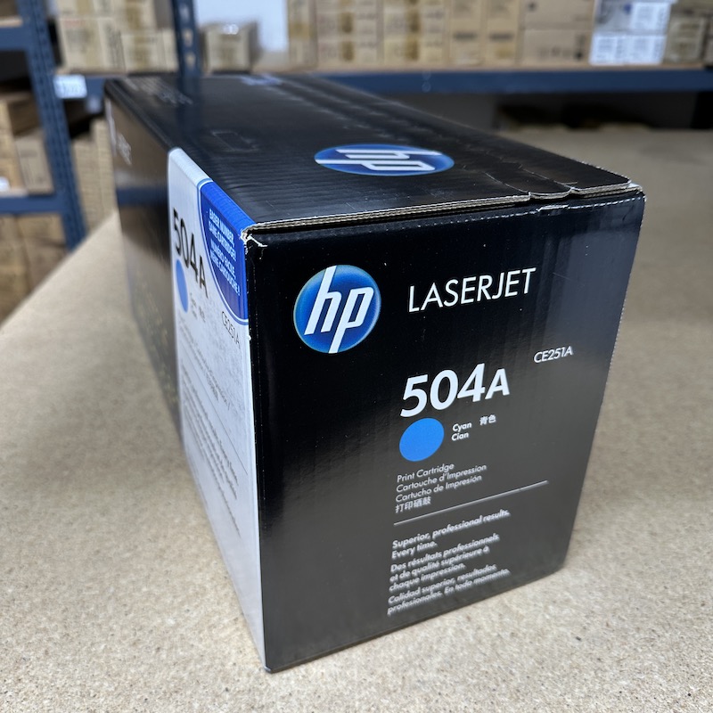 CE251A (504A) Cyan Toner Cartridge