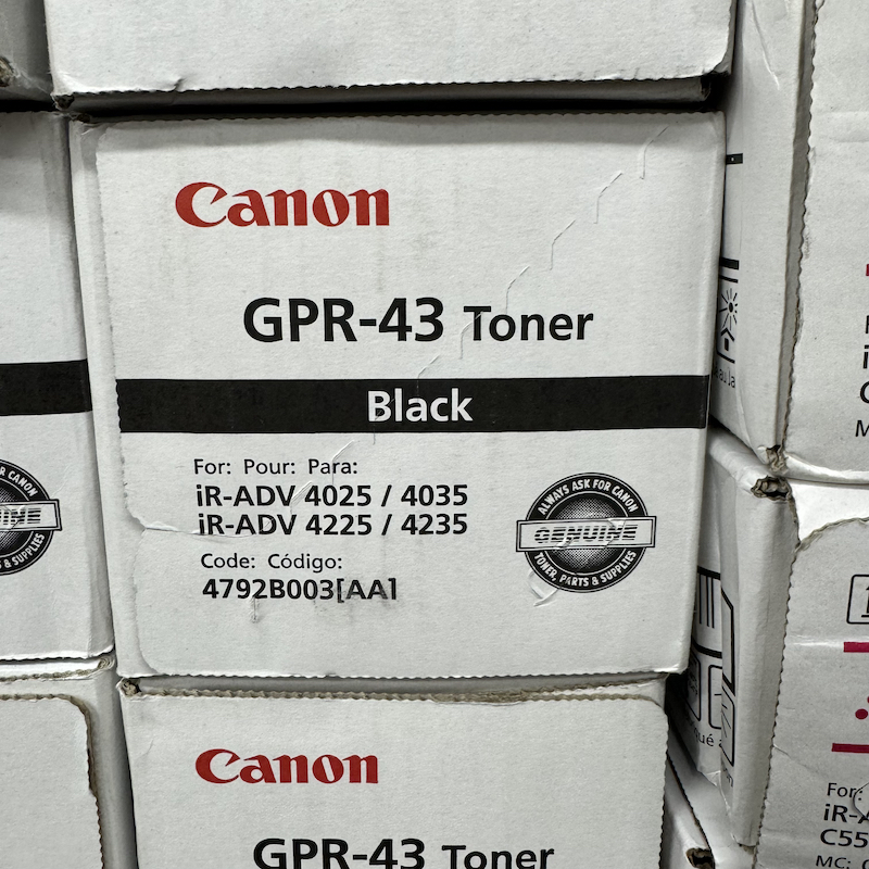 GPR43 (4792B003) Black Toner Cartridge