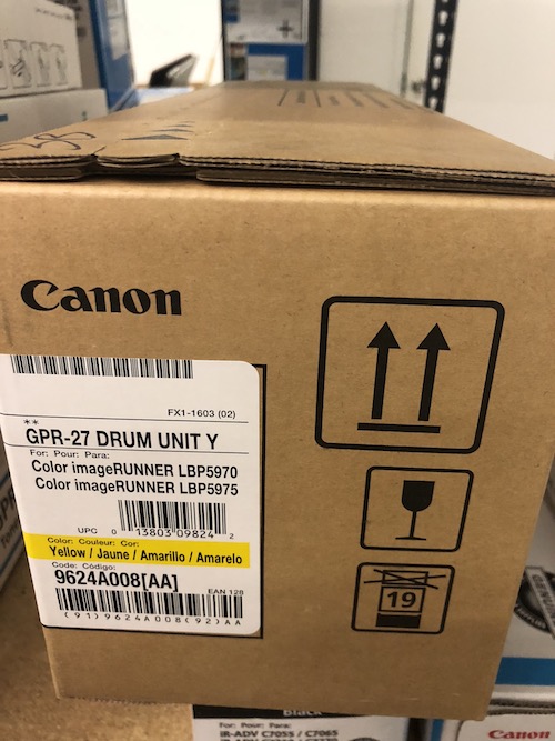 GPR27 (9624A003/9624A008) Yellow Drum Unit