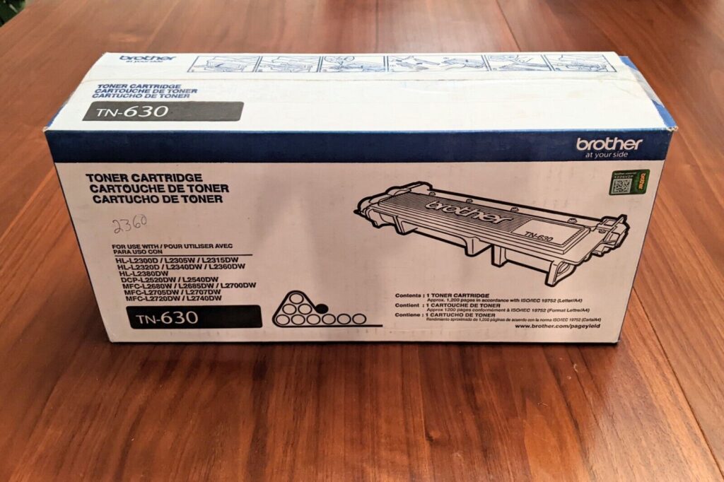 TN630 Black Toner Cartridge