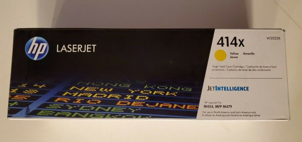 W2022X (414X) Yellow High-Yield Toner