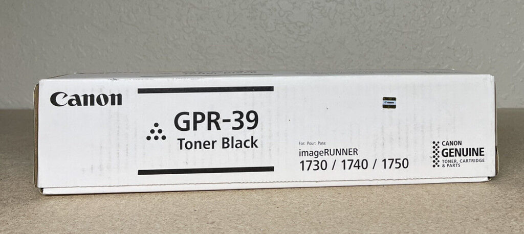 GPR39 (2787B003) Black Toner Cartridge