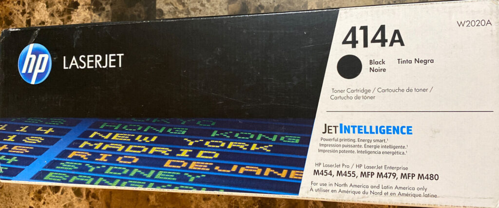 W2020A (414A) Black Toner Cartridge