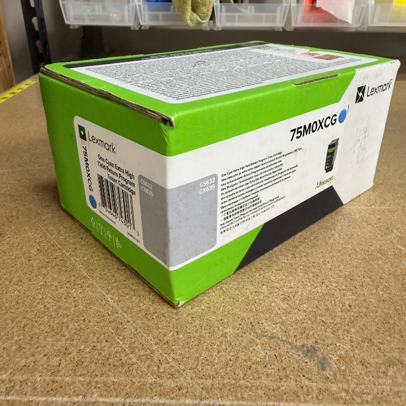 75M0XCG Cyan Extra HY Toner Cartridge
