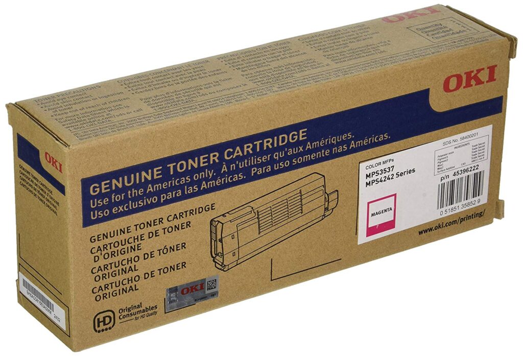 45396222 Magenta Toner Cartridge