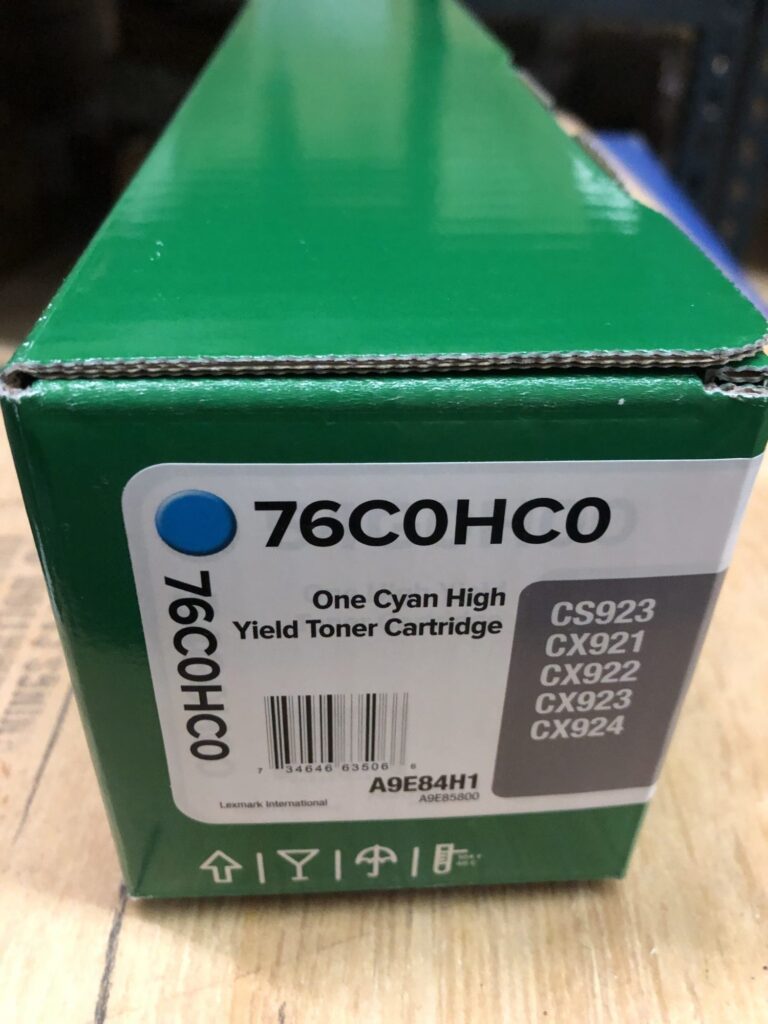 ‘-76C0HC0 Cyan High-Yield Toner