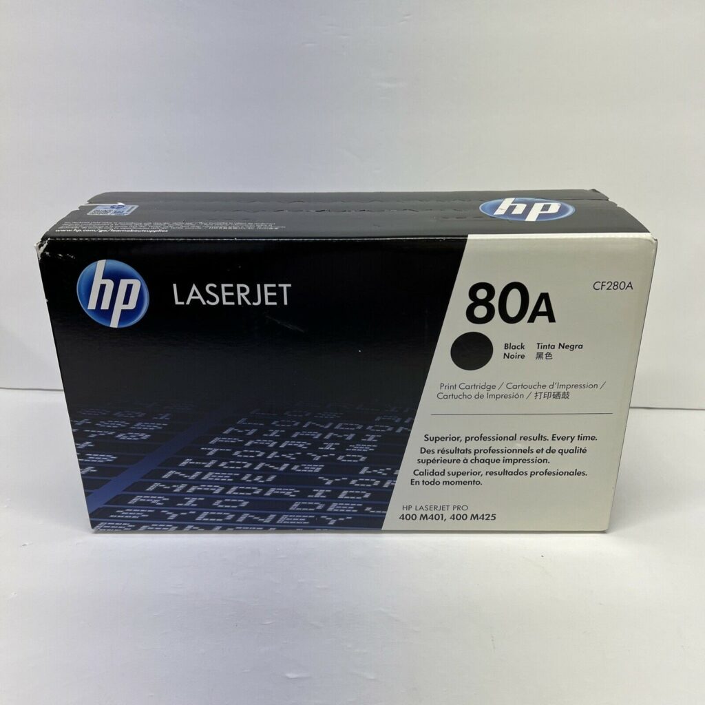 CF280A (80A) Black Toner Cartridge