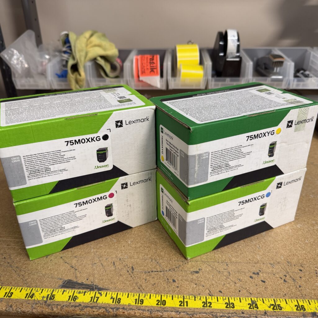 75M0XCG/75M0XKG/75M0XMG/75M0XYG 4-Color Toner Bundle (CKMY)