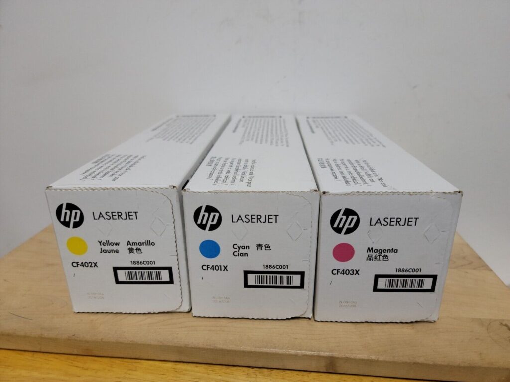 CF253XM (201X) 3-Pack C/M/Y High-Yield Toner Cartridge