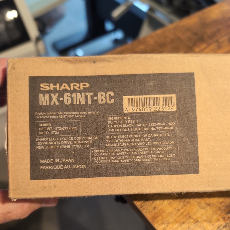 MX61NTBC Black Toner Cartridge