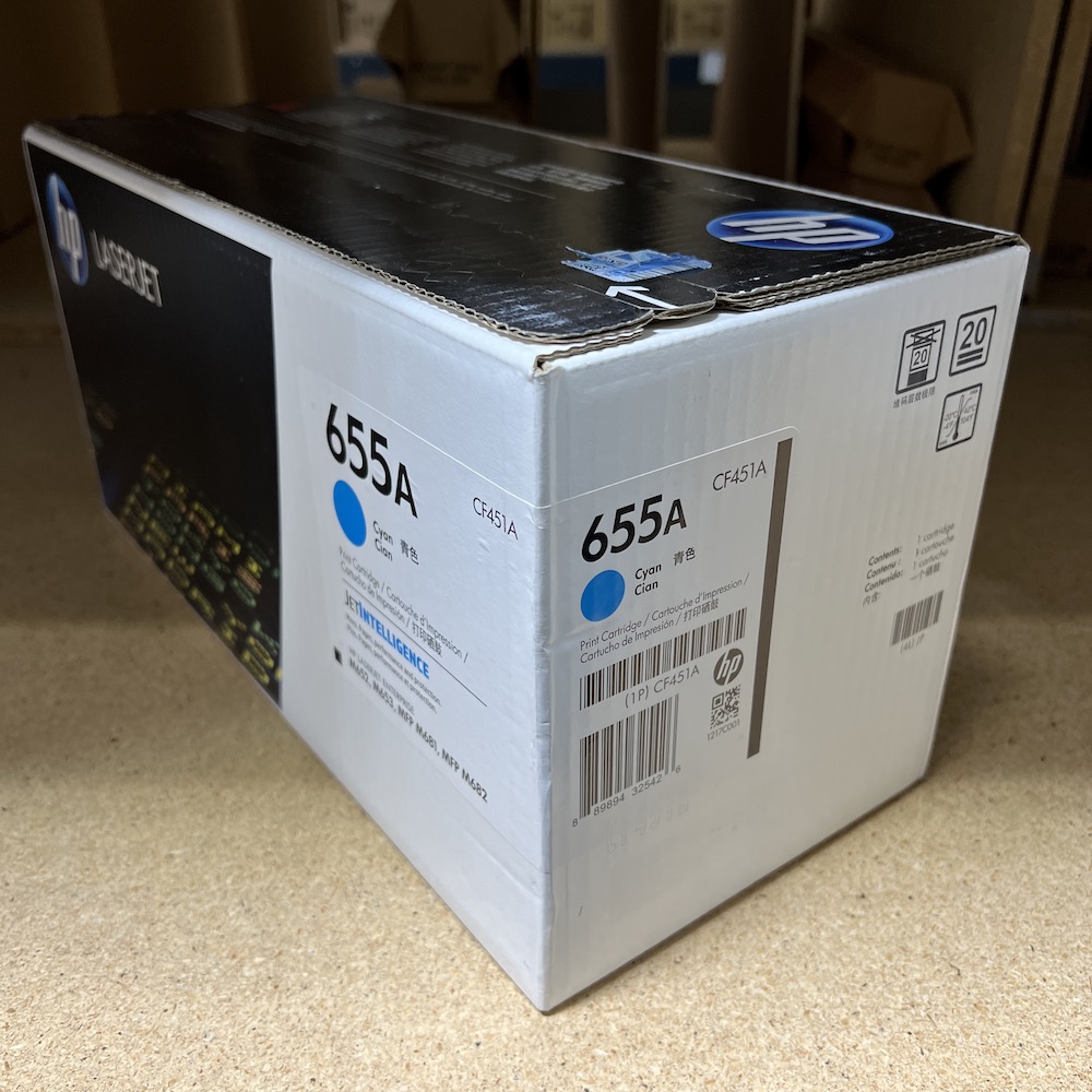 CF451A (655A) Cyan Toner Cartridge