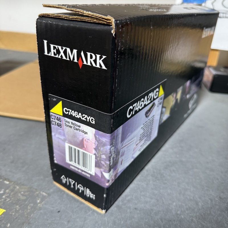 C746A2YG Yellow Toner Cartridge