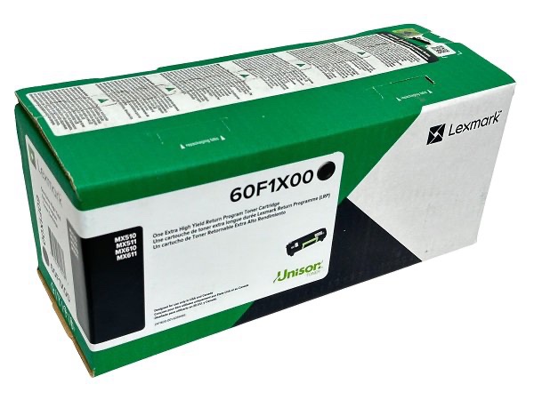 60F1X00 (601X) (LX601X) Black Extra High-Yield Toner
