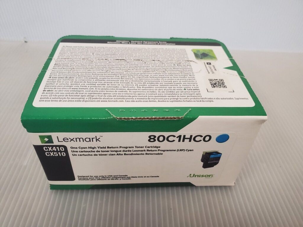 80C1HC0 (801CH) Cyan High-Yield Toner